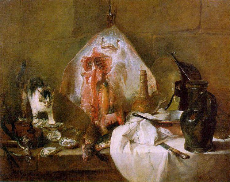 Jean Baptiste Simeon Chardin The Skate China oil painting art